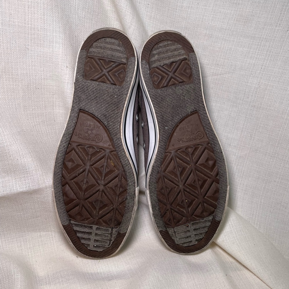 Converse All Star Low Gray Chuck Taylor Unisex Sneakers. Woman 7 Men’s 5 - Picture 3 of 10
